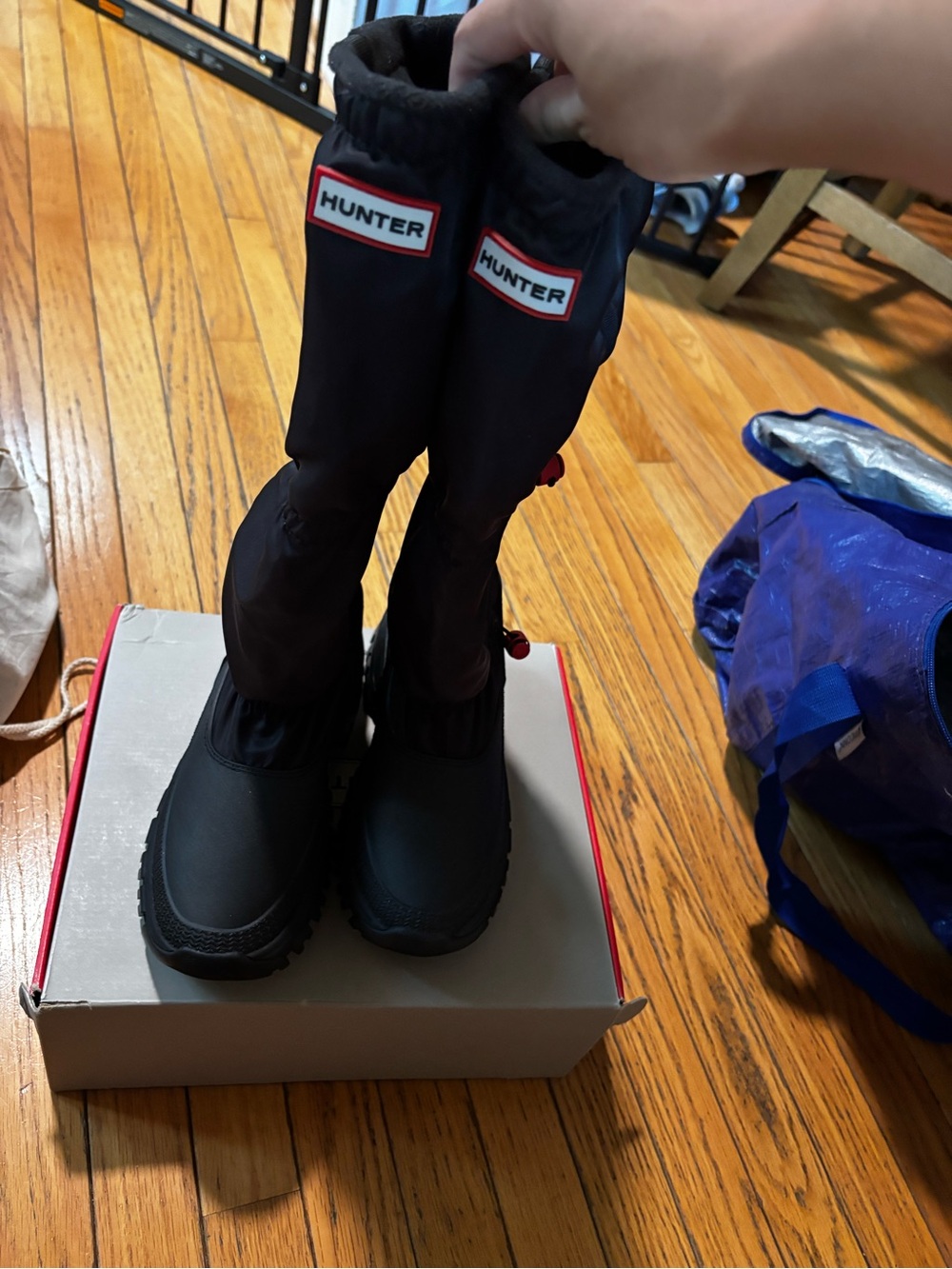 Hunter insulated tall snow boots